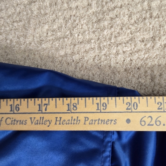 Vintage Starter NFL Los Angeles Rams Button Up Satin Jacket Size Men's Medium M - Picture 16 of 16